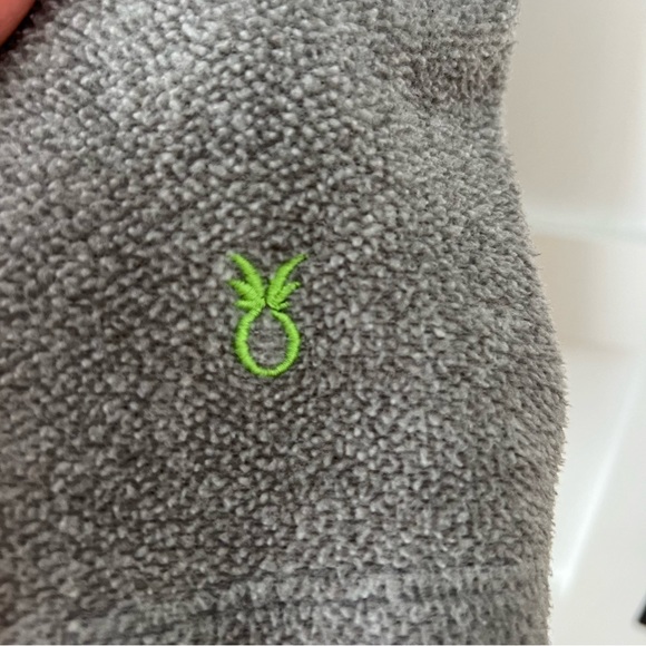 Dudley Stephens Cobble Hill Terry Fleece Turtleneck Pullover  Gray Grey Small - Picture 6 of 10